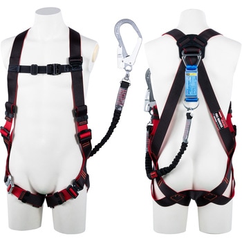 フルハーネス”レヴォハーネス”(伸縮性ランヤード1本タイプ) ツヨロン(藤井電工)