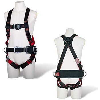 レヴォハーネス 柱上作業用 胸D環付き ツヨロン(藤井電工)