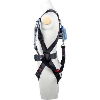 フルハーネス”コアハーネス”(伸縮性ランヤード2本タイプ) ツヨロン(藤井電工)