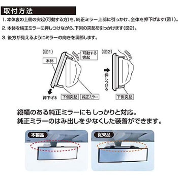 3000Rミラーカーボン カーメイト