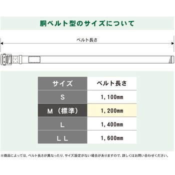 胴ベルト(アルミバックル) ツヨロン(藤井電工)