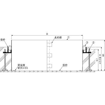 同上マンホールカバー用打込型枠 第一機材 マンホール・グレーチング