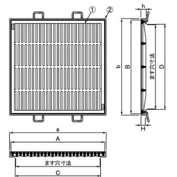 DGS用四方受枠 第一機材