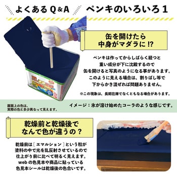 油性シリコン遮熱屋根用 油性屋根用塗料 (つやあり) カンペハピオ