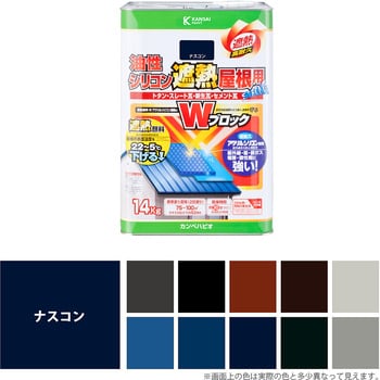 177645103140 油性シリコン遮熱屋根用 油性屋根用塗料 (つやあり) 1缶