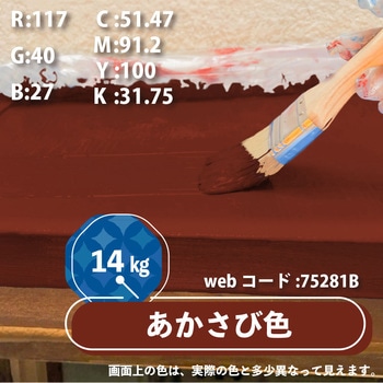 水性シリコン遮熱屋根用 水性屋根用塗料 (つやあり) カンペハピオ