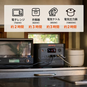 Jackery ポータブル電源 3000 New(容量3072Wh/定格出力3000W) Jackery(ジャクリ)