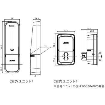 暗証番号式玄関錠 edロックConnect-1 アルファ