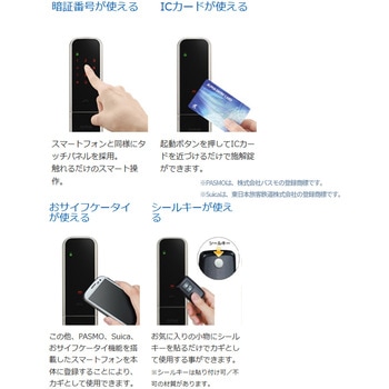 暗証番号式玄関錠 edロックConnect-1 アルファ