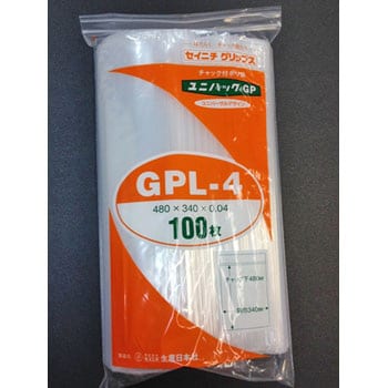 GPL-4 ユニパックGP 1パック(100枚) セイニチ(生産日本社) 【通販