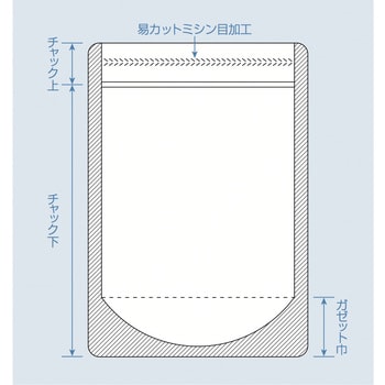 MY-8 ラミジップ ミシン目透明 1パック(50枚) セイニチ(生産日本社