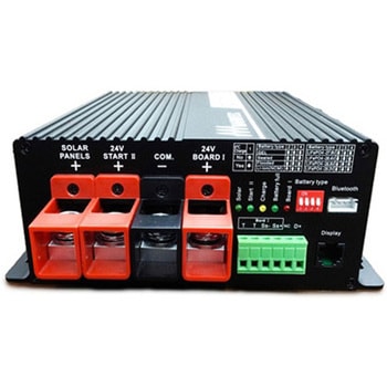 ソーラー充電機能付き 走行充電器 DC12V マリンテック