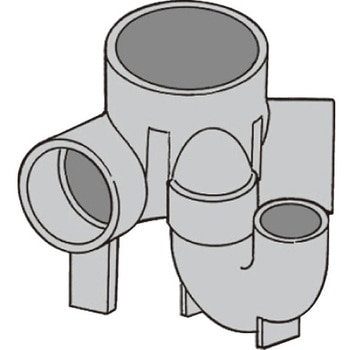 マスM-UT- 45L右100×50P-150 前澤化成工業