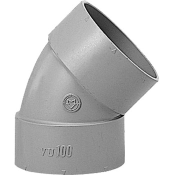 VU継手 VU45°エルボ 前澤化成工業