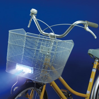 前かご用3LEDサイクルライト ヤザワコーポレーション