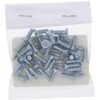 (+)皿頭小ねじ (鉄/ユニクロめっき)(小袋) OHSATO(大里)