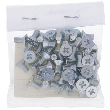 (+)皿頭小ねじ (鉄/ユニクロめっき)(小袋) OHSATO(大里)