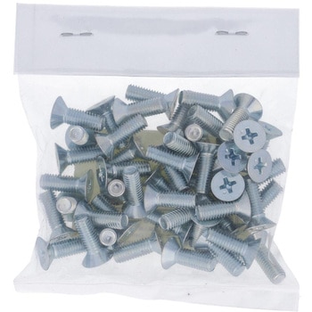 (+)皿頭小ねじ (鉄/ユニクロめっき)(小袋) OHSATO(大里)