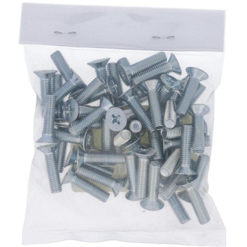 (+)皿頭小ねじ (鉄/ユニクロめっき)(小袋) OHSATO(大里)