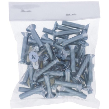 (+)皿頭小ねじ (鉄/ユニクロめっき)(小袋) OHSATO(大里)