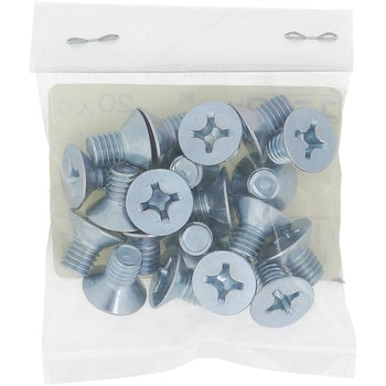 (+)皿頭小ねじ (鉄/ユニクロめっき)(小袋) OHSATO(大里)