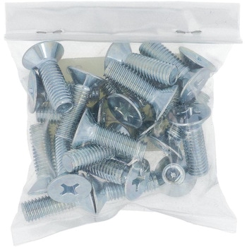 (+)皿頭小ねじ (鉄/ユニクロめっき)(小袋) OHSATO(大里)