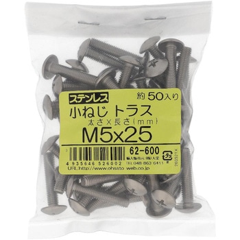 (+)トラス頭小ねじ (ステンレス)(小袋) 大里