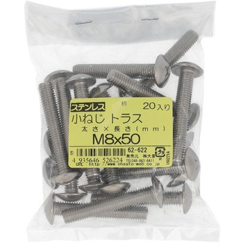 (+)トラス頭小ねじ (ステンレス)(小袋) 大里