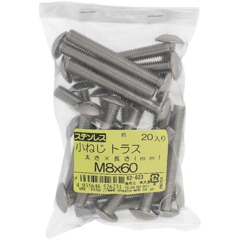 (+)トラス頭小ねじ (ステンレス)(小袋) 大里