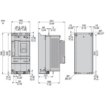 シュナイダーエレクトリック(Schneider Electric) Altistart ATS430シリーズ ソフトスターター 110A AC208-600V 制御電圧AC110-230V シュナイダーエレクトリック