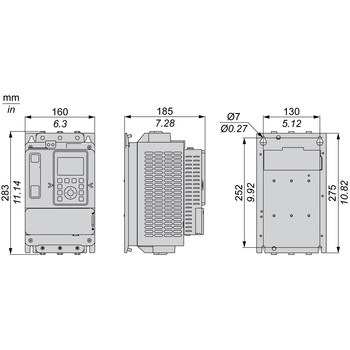 シュナイダーエレクトリック(Schneider Electric) Altistart ATS430シリーズ ソフトスターター 110A AC208-600V 制御電圧AC110-230V シュナイダーエレクトリック