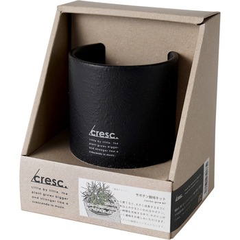 cresc． サボテン栽培キット BLACK ノルコーポレーション