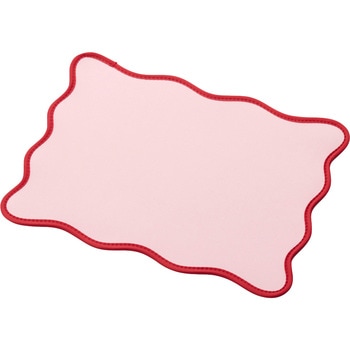 マウスパッド ウェーブデザイン ズレにくい 裏面ラバー エレコム