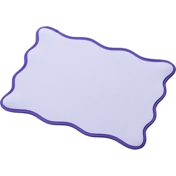 マウスパッド ウェーブデザイン ズレにくい 裏面ラバー エレコム