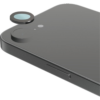 iPhone 16e カメラフィルム ガラス 高透明 光反射軽減 表面硬度10H 指紋防止 飛散防止 - エレコム
