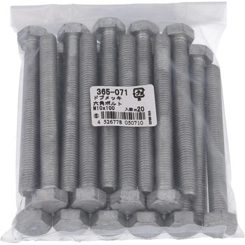 六角ボルト ミリねじ 全ねじ (鉄/ドブめっき)(パック品) 大里