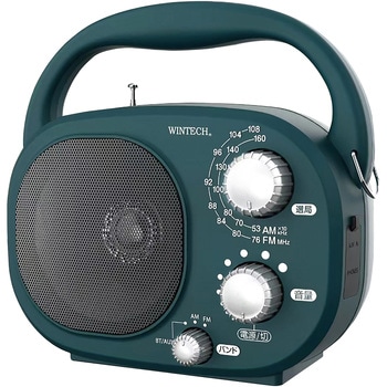 AM/FM防滴防塵ラジオコンパクト WINTECH(ウィンテック/廣華物産)