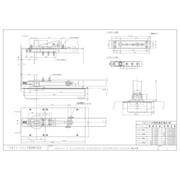 埋替用フロアヒンジ K-211/KS-211/K-222/KS-222 NEW STAR(日本ドアーチェック製造)