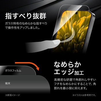 Google Pixel 9a ガラスフィルム 「GLASS PREMIUM FILM」スタンダードサイズ ゴリラガラス 超透明 LEPLUS NEXT