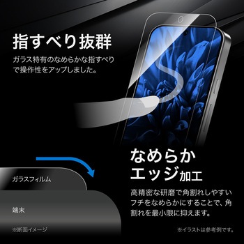 Google Pixel 9a ガラスフィルム 「GLASS PREMIUM FILM」スタンダードサイズ ゴリラガラス ブルーライトカット LEPLUS NEXT
