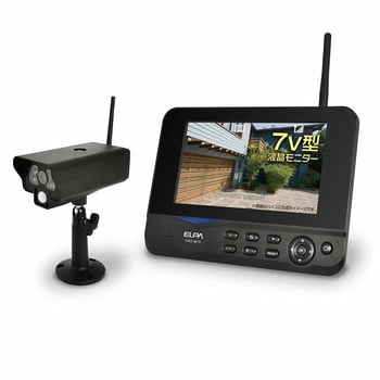 CMS-7001 ワイヤレスカメラモニターセット 防犯 防災用品 防犯カメラ