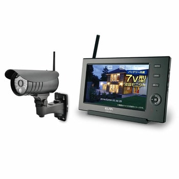 CMS-7110 ワイヤレスカメラモニターセット 防犯 ホームセキュリティ 防 