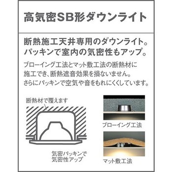 ホームアーキ 天井埋込型 ダウンライト 美ルック・浅型10H・高気密SB形 Panasonic(パナソニック)