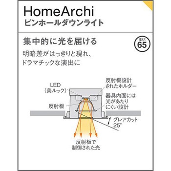 ホームアーキ 天井埋込型 ダウンライト 美ルック・浅型10H・高気密SB形 Panasonic(パナソニック)