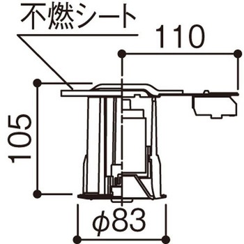 天井埋込型 LEDダウンライト グレアレス LEDコンパクトランプ交換型 本体 Panasonic(パナソニック)
