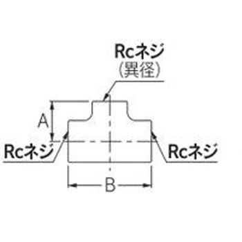 砲金チーズ(異径) カクダイ