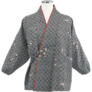 【市松文様に菊花】茶衣着[上] - サーヴォ(サンペックスイスト)