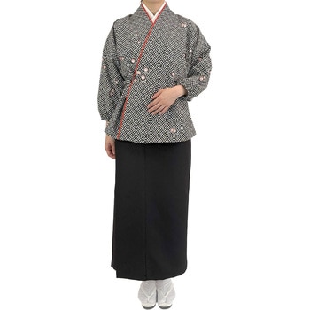 【市松文様に菊花】茶衣着[上] - サーヴォ(サンペックスイスト)