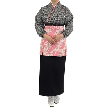 【市松文様に菊花】茶衣着[上] - サーヴォ(サンペックスイスト)