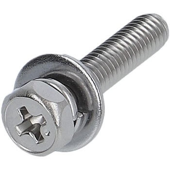 (+)六角アプセットボルトP=3(SW+JISW組込) (ステンレス)(パック品) 大里